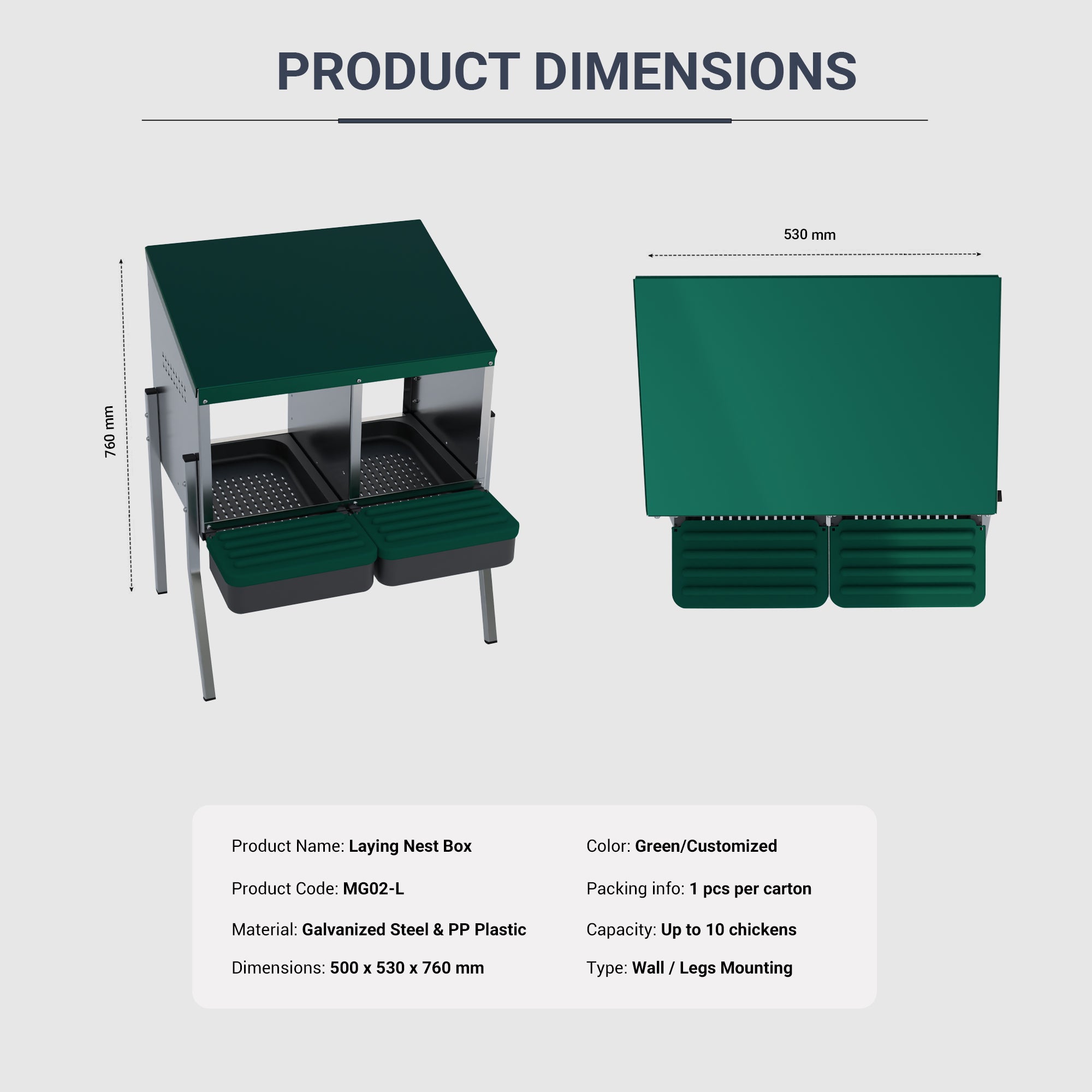 Laying Nest Box MG02L