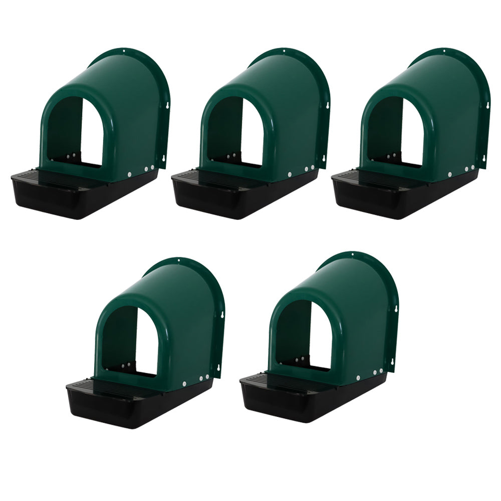 5 Plastic Chicken Laying Nest Boxes