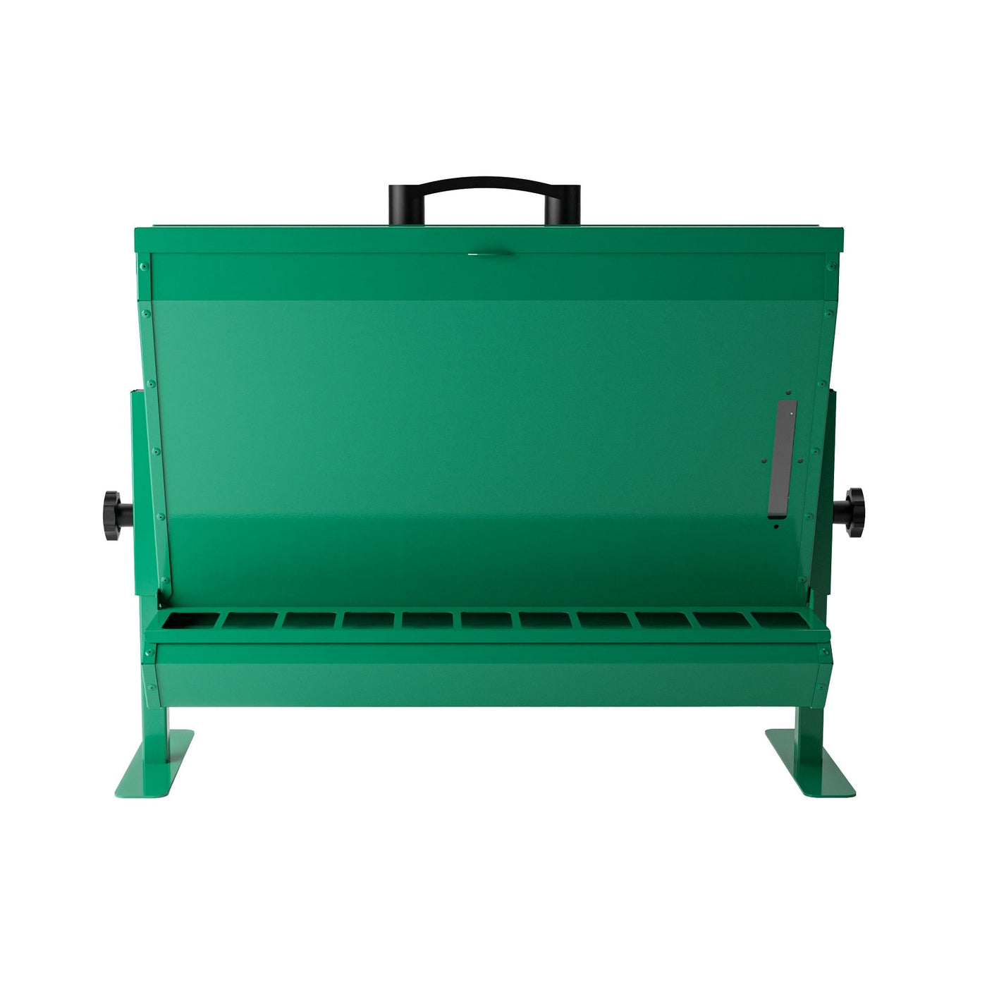 12kg Metal Poultry Feeder for Chickens – Wall or Floor Mounted Feed Trough