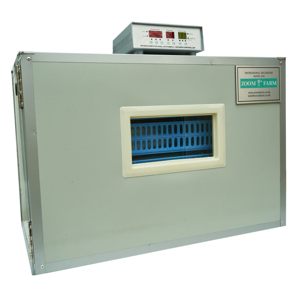 ZOOM FARM Egg Incubator Z256 (for Chicken, Duck, Goose & Quail Eggs)