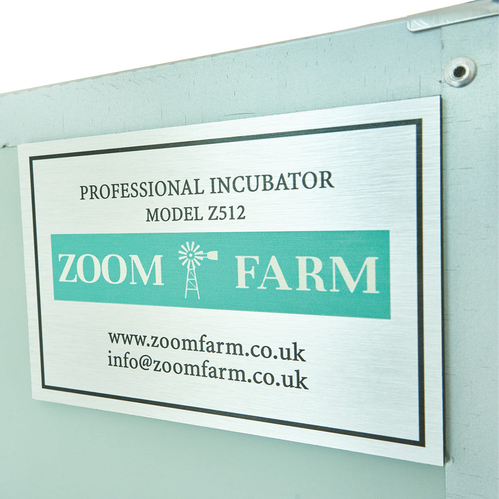 ZOOM FARM Egg Incubator Z512 (for Chicken, Duck, Goose & Quail Eggs)