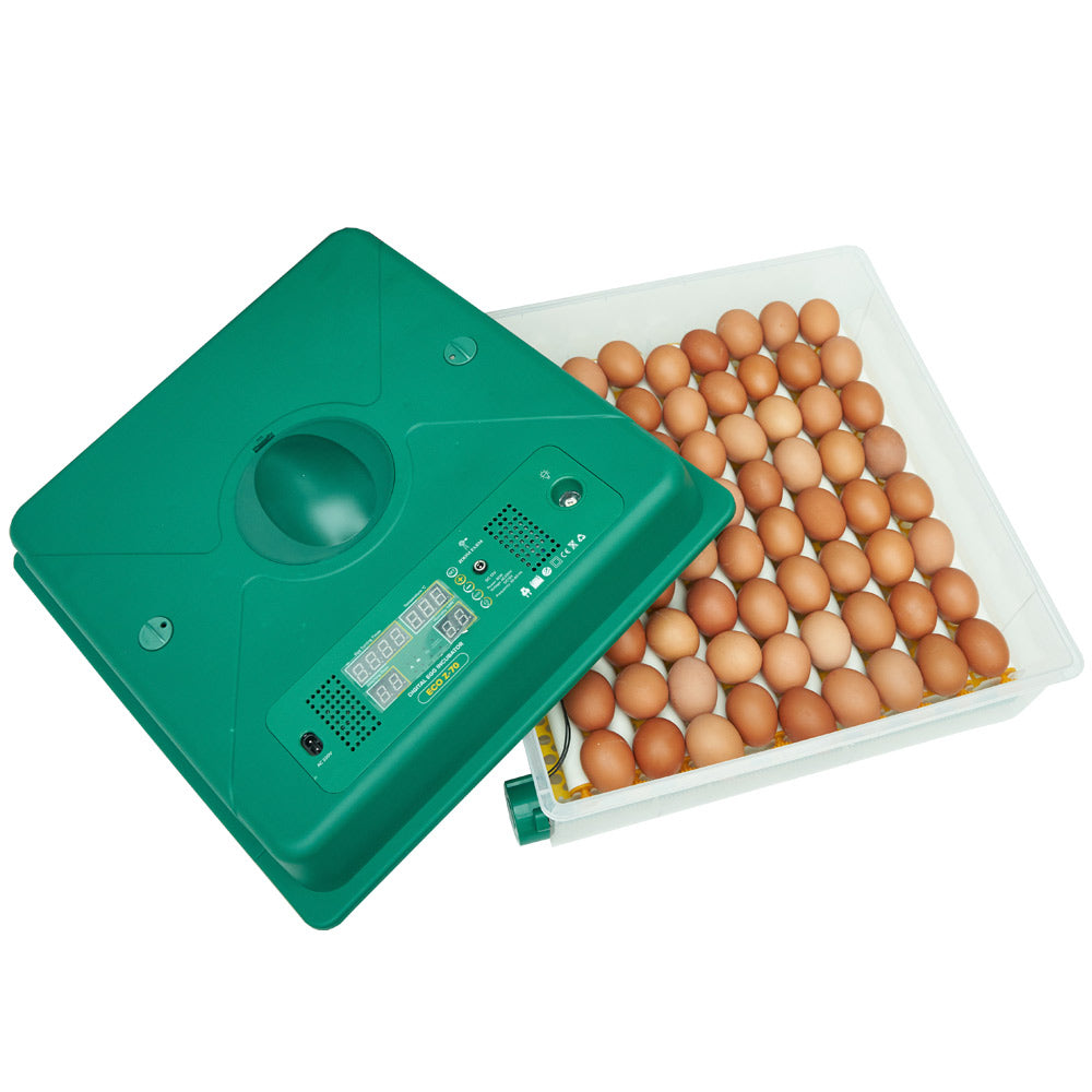 ZOOM FARM Egg Incubator Z70 (for Chicken, Duck, Goose & Quail Eggs)